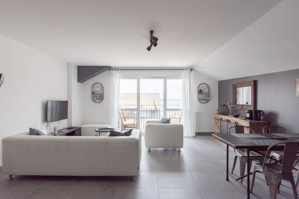 Appartement 4 Etoiles Vue Mer Et Bord De Plage Chez Odette Сен Мало Екстериор снимка